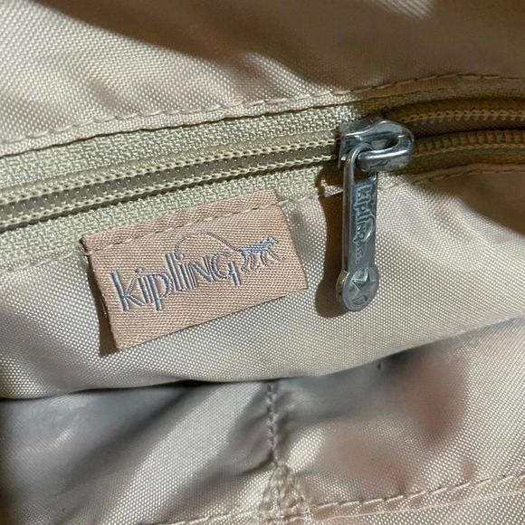 Kipling pink nylon satchel handbag - Picture 8 of 11